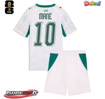 Senegal Sadio Mane #10 Koszulka Podstawowa dzieci MŚ 2026 Krótki Rękaw (+ krótkie spodenki)
